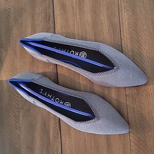 Rothy's Cloud Grey Birdseye Point 8